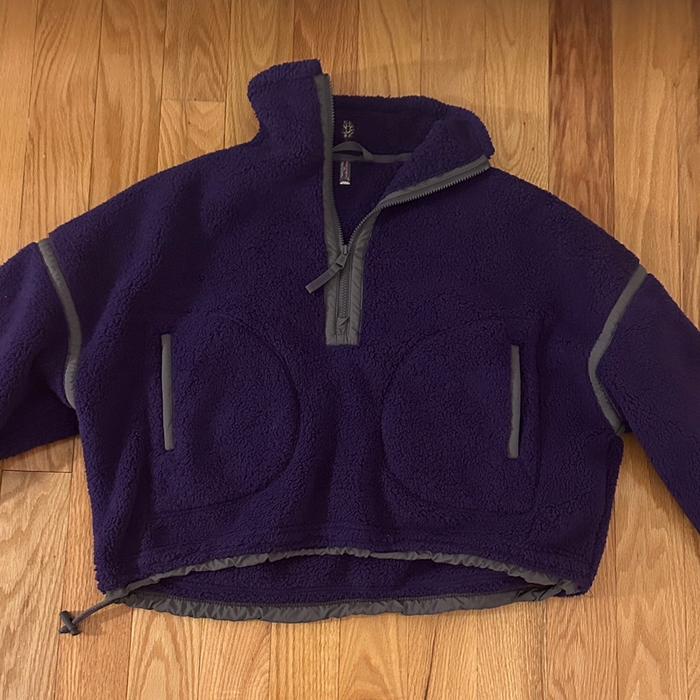 FREE PEOPLE Purple Cozy Fleece